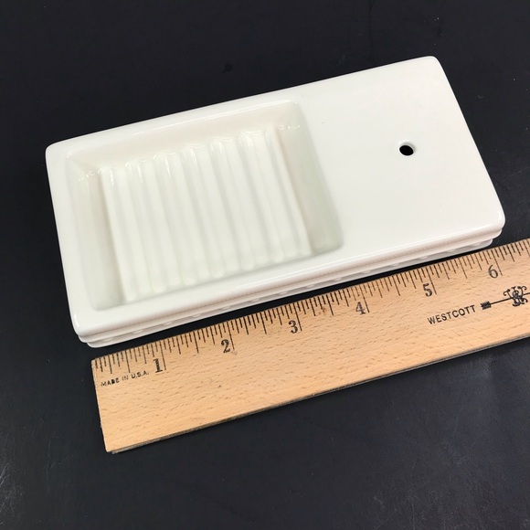 Nora Fleming Soap Dish SD01 Cream Pearl Dot - Picture 8 of 10